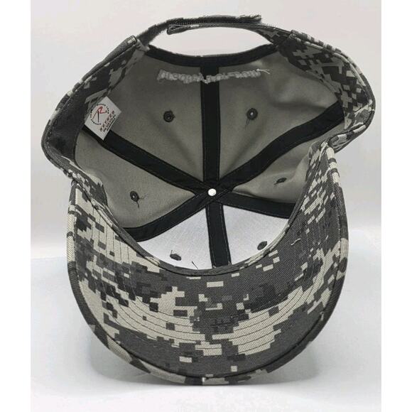 Bradley Iron Works Digital Camouflage Strapback Cap Baseball Hat Camo BIW ROTHCO - Picture 8 of 9